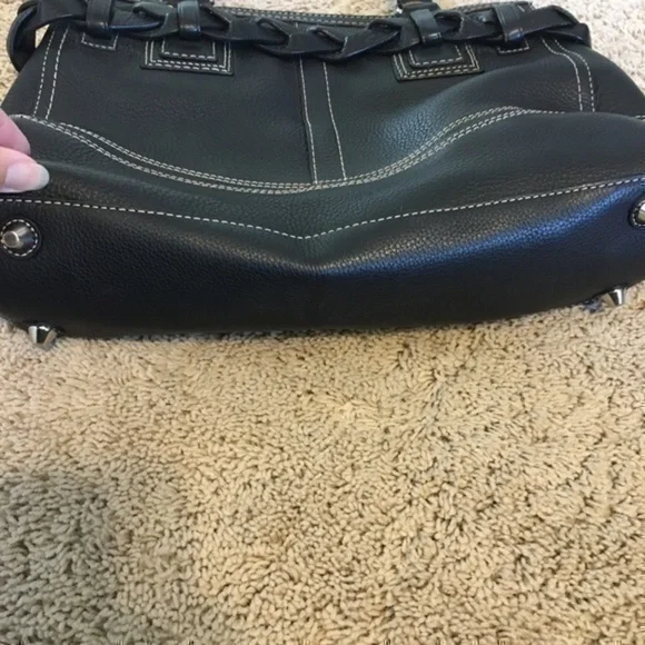 Coach black pebbled leather purse - Picture 6 of 16